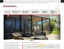Tablet Screenshot of lezanzariere.com